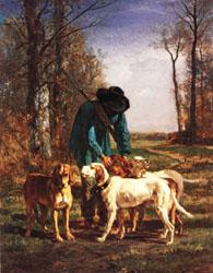 constant troyon gamekeeper oil painting picture